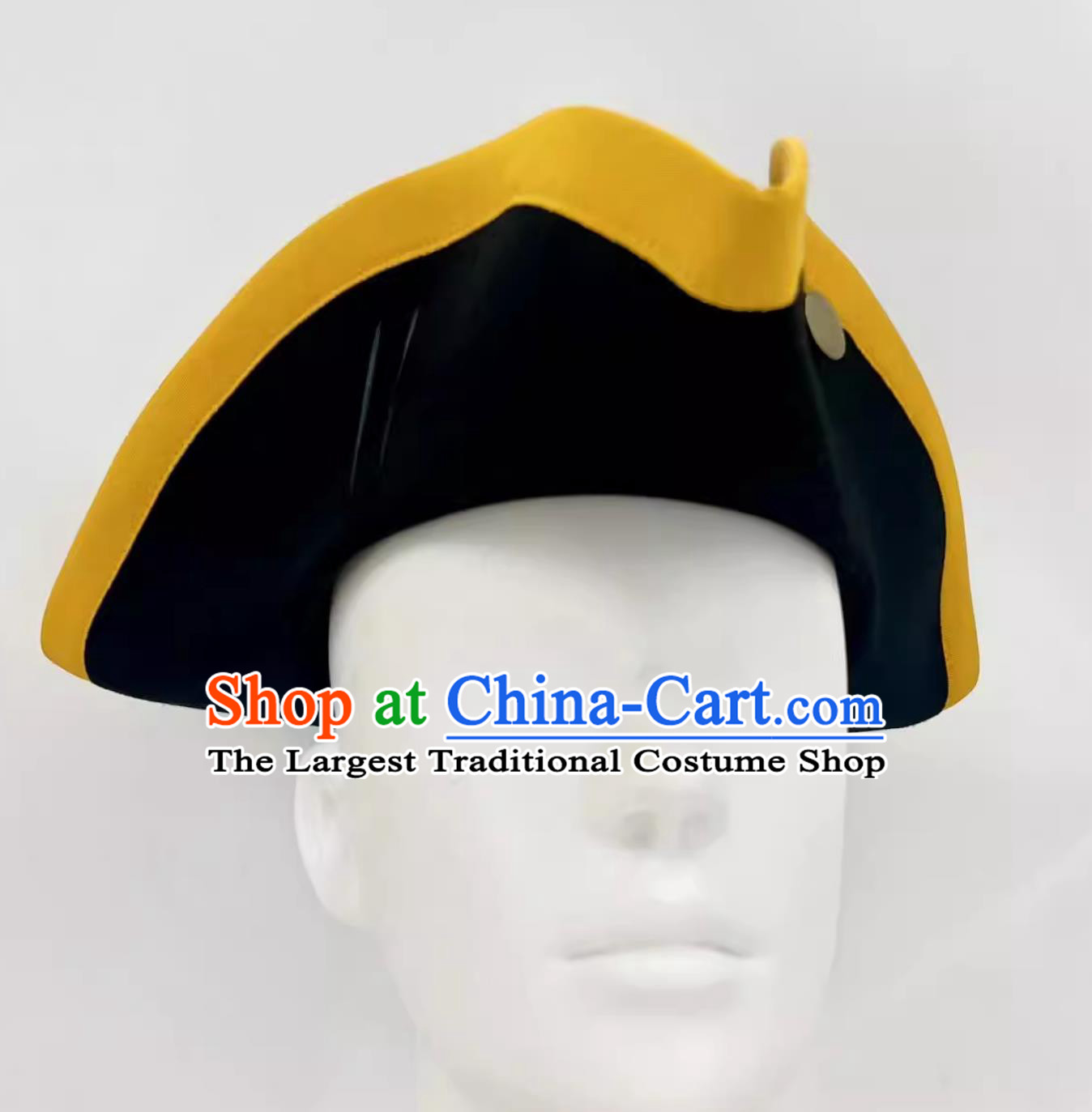 Peter The Great Hat th Century European Simple Tricorne Historical Replica King Headpiece
