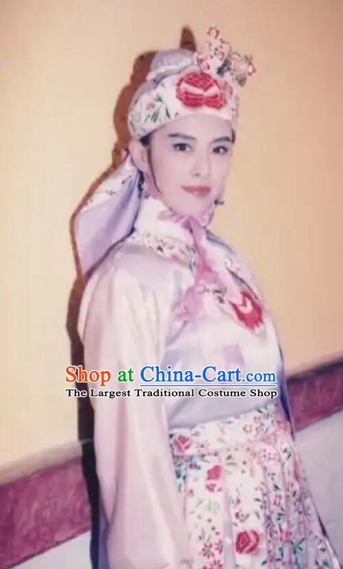 Film The Eagle Shooting Heroes Su Qiu Replica Costume Chinese TV Drama Swordswoman Outfit Ancient Woman Clothing