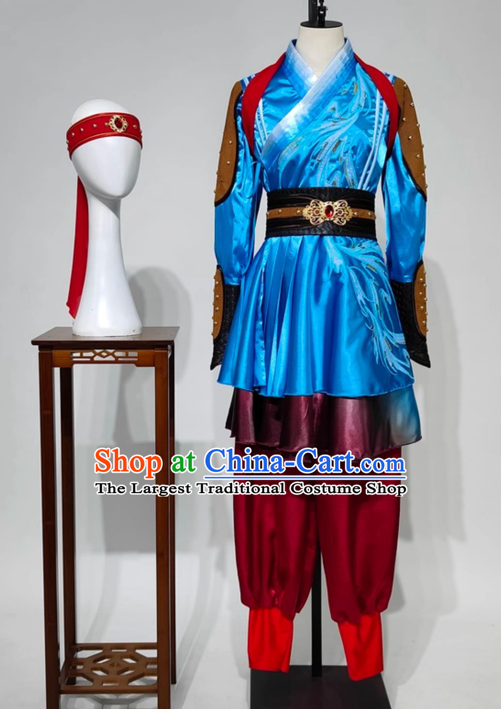 Chinese Style Dance Cuju Heroine Performance Costume Lotus Award Youth Ancient Group Dance Attire