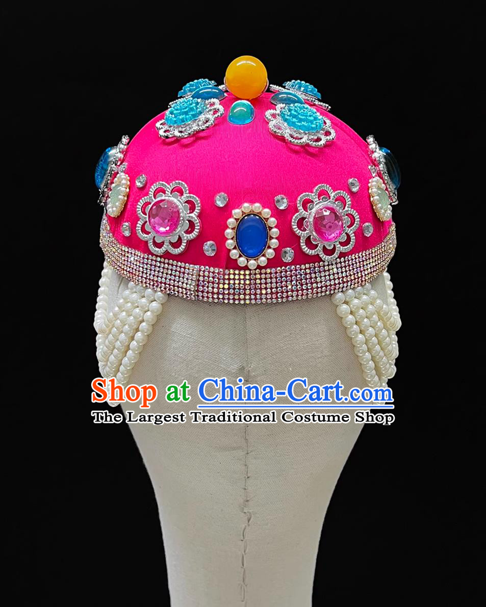 Mongolian Dance Yi Ji Le Dance Headdress Children Dance Performance Hat
