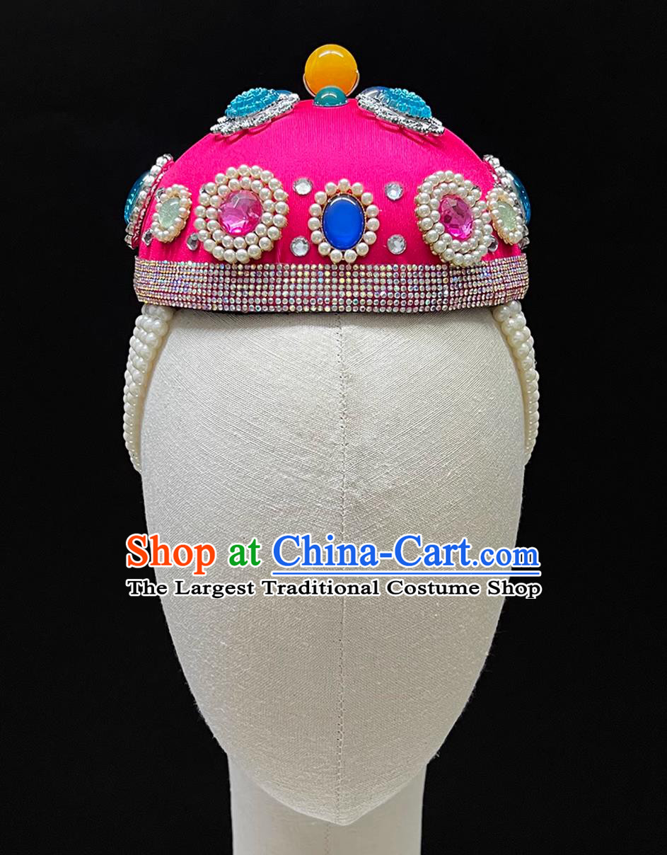Mongolian Dance Yi Ji Le Dance Headdress Children Dance Performance Hat