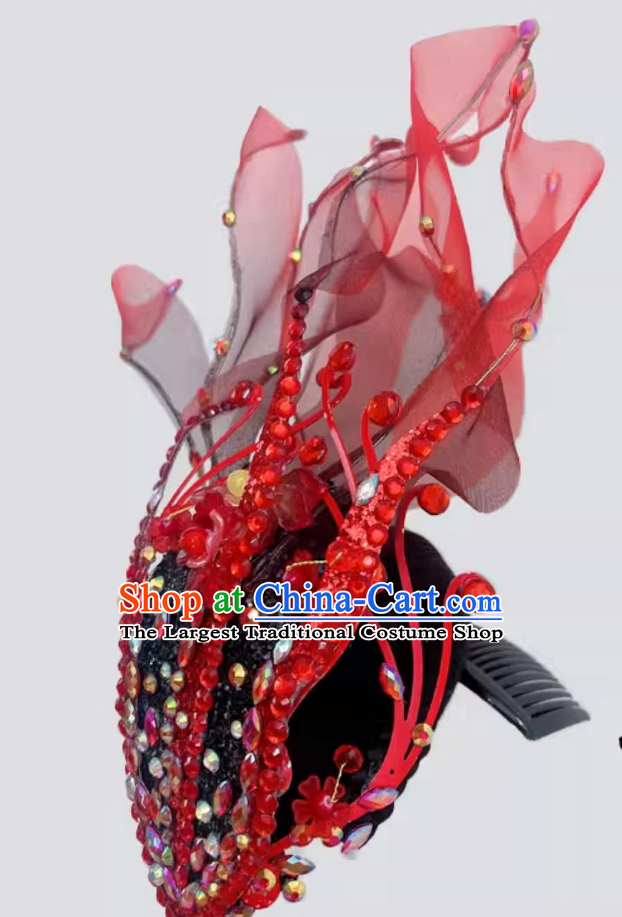 Xinjiang Uyghur Dance Headdress Western Regions Fire Headpiece Chinese Ethnic Dance Headwear