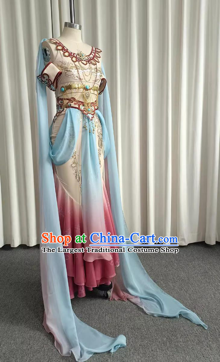 Dunhuang Dance Costume Qin Lian Same Style Performance Wear Chinese Classical Dance Clothing