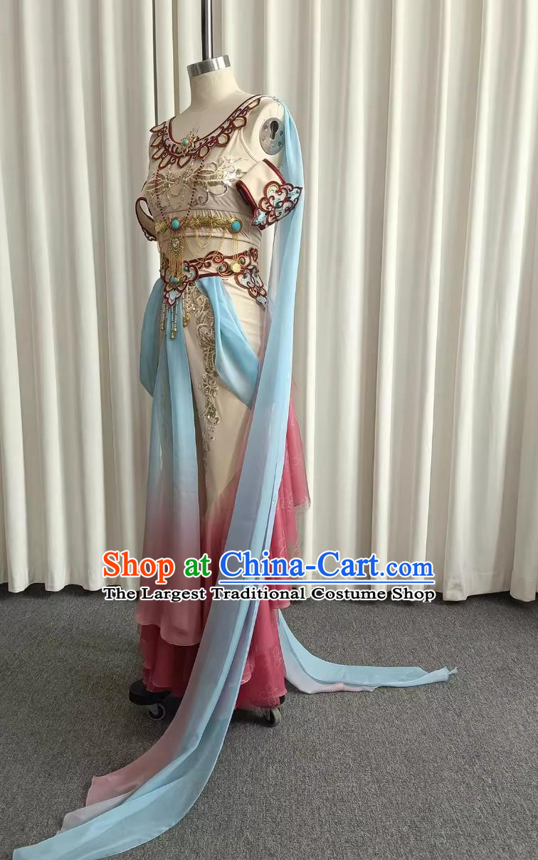 Dunhuang Dance Costume Qin Lian Same Style Performance Wear Chinese Classical Dance Clothing