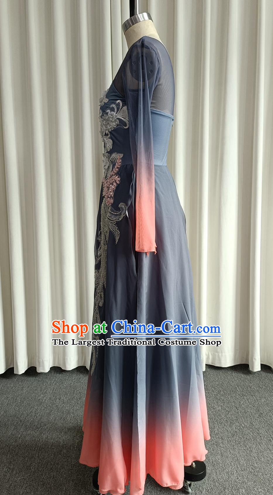Zhe Zhi Pan Same Style Classical Dance Performance Costume Chinese Style Dance Clothing