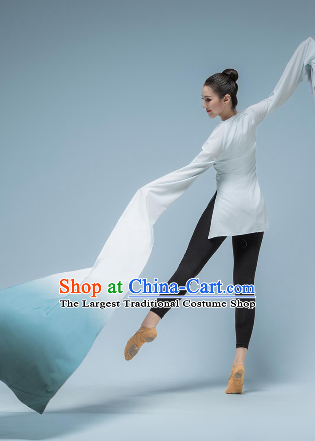 Classical Water Sleeve Dance Performance Costume Peking Opera Sleeve Flowing Practice Top Wear