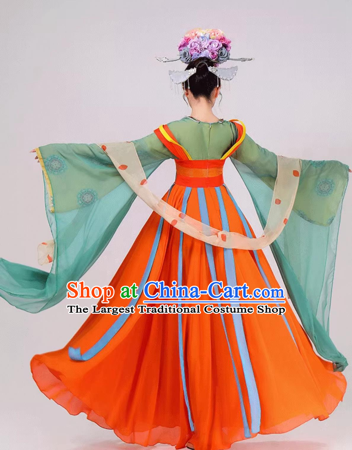 Lantern Festival Dance Linglong Tang Palace Glory Classical Performance Costume Chinese Han Tang Wide Sleeve Attire