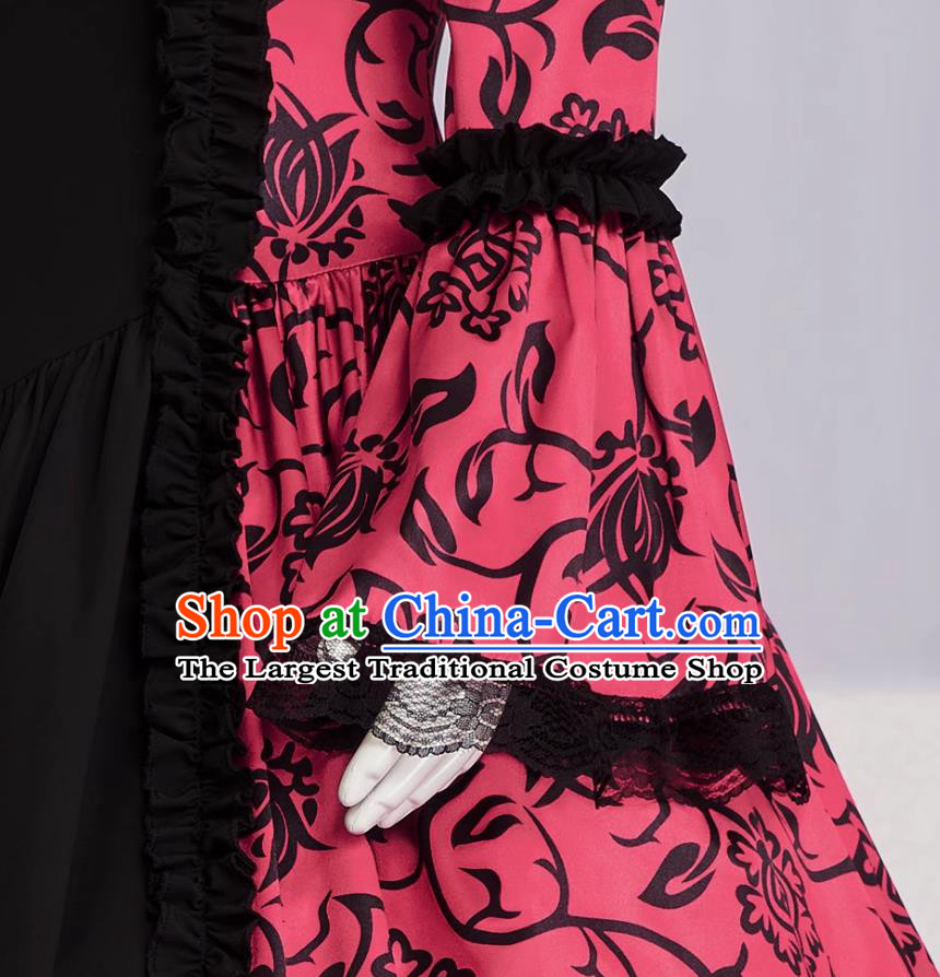 European Medieval Women Royal Court Evening Gown Halloween Party Princess Dress