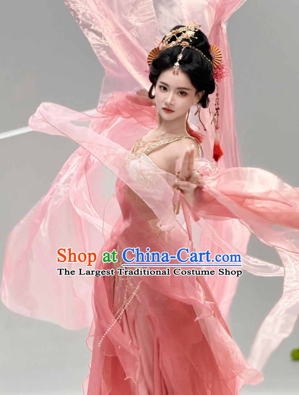 Exotic Western Region Dunhuang Flying Apsaras Dress Chinese Style Maiden Hanfu