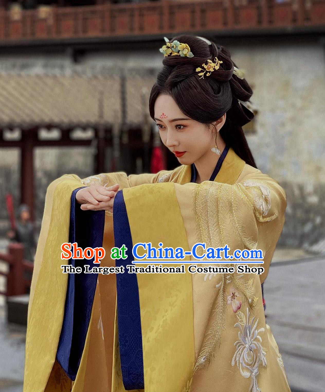 Chinese TV Series The Prisoner Of Beauty Su E Huang Costume Traditional Hanfu Dress Ancient Noble Woman Clothing