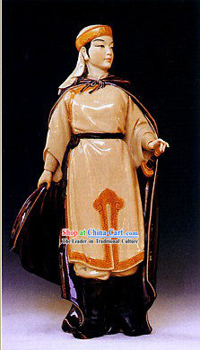 Chinese Classic Shiwan Ceramics Statue Arts Collection - Hong Xuanjiao