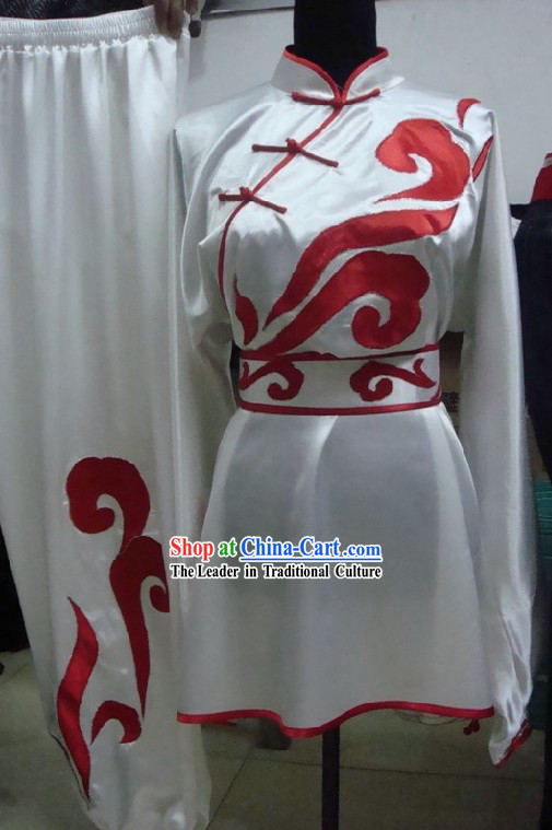 Fashion Chinese lady&apos;s silk embroidered dress and men&apos;s top