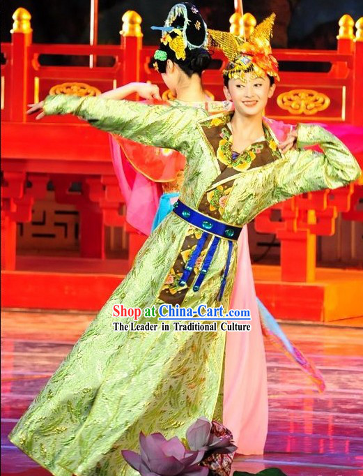Chinese Ancient Han Costumes Comoplete Set