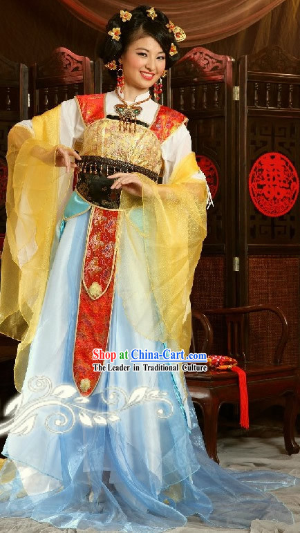 Ancient Princess Costume and Head Accessories Complete Set