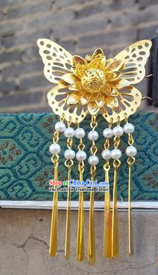 Ancient Chinese Handmade Butterfly Hair Clasp