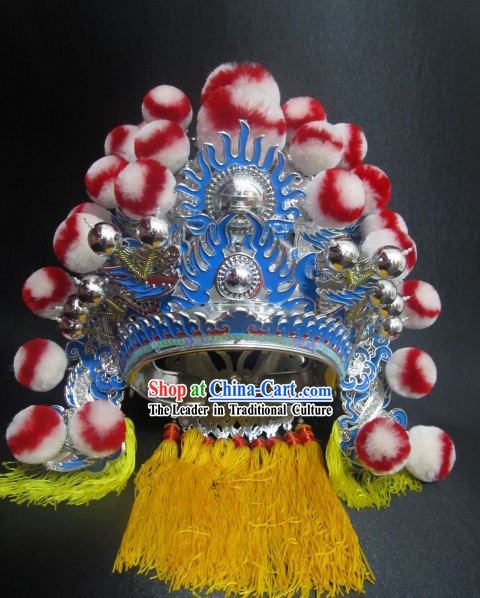 Chinese Opera Stage Performance General Helmet