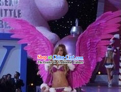 Handmade Pure Purple Feather Angel Wings Dance Performance Prop