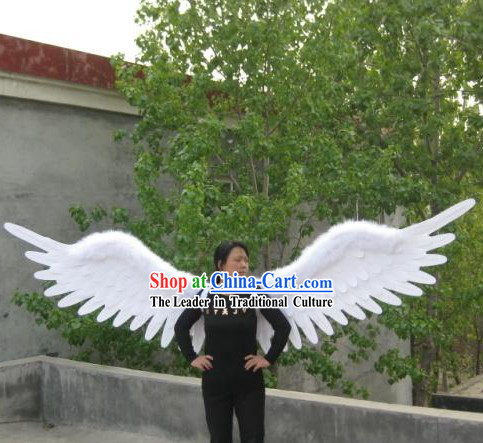 Handmade Long Feather Big Angel Wings Dance Performance Prop