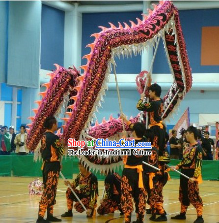 Happy Festival Celebration Luminous Dragon Dance Costumes Complete Set