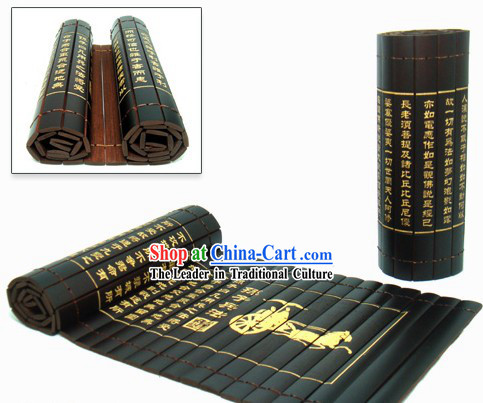 Traditional Chinese Inscribed Bamboo-slips - Sun Zi Bing Fa