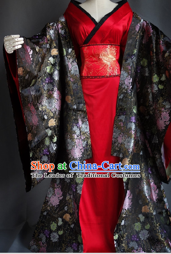 Japanese Geisha Halloween Costumes Fairy Empress Queen Princess Costume Complete Set
