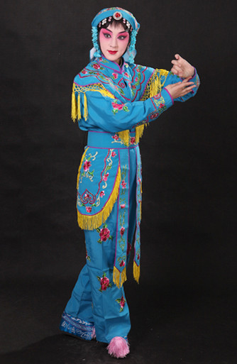 Classical China Opera Hua Dan Costumes and Hat Complete Set