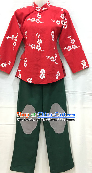 Traditional Chinese Opera Hong Dong Ji Xiao Tie Mei Costumes for Women or Girls