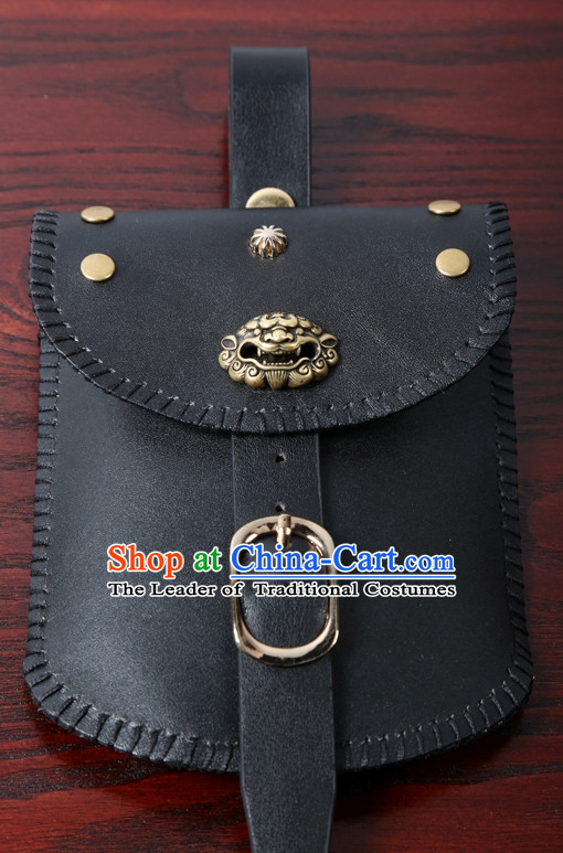 Chinese Ancient Handmade Leather Bags