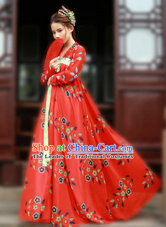 Ancient Chinese Hanfu Dress Skirt China Traditional Clothing Asian Long Dresses China Clothes Fashion Oriental Outfits for Women
