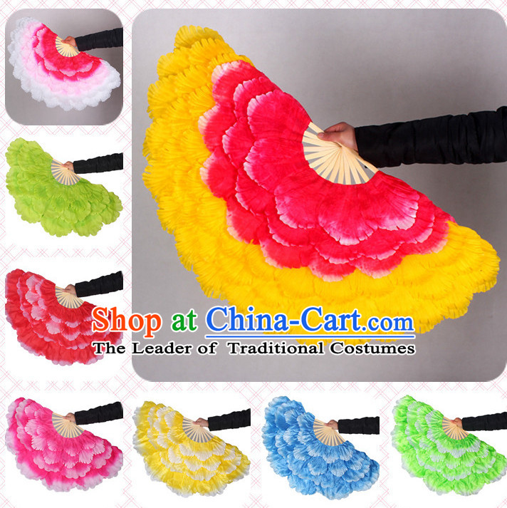 Traditional Peony Flower Acrobatics Dance Fan Dancing Fans