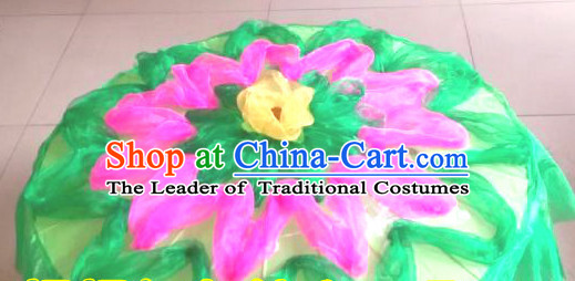 Traditional Dance Props Flower Umbrella Yangge Dancing Prop Folk Decorations for Men Women Adults Kids Children