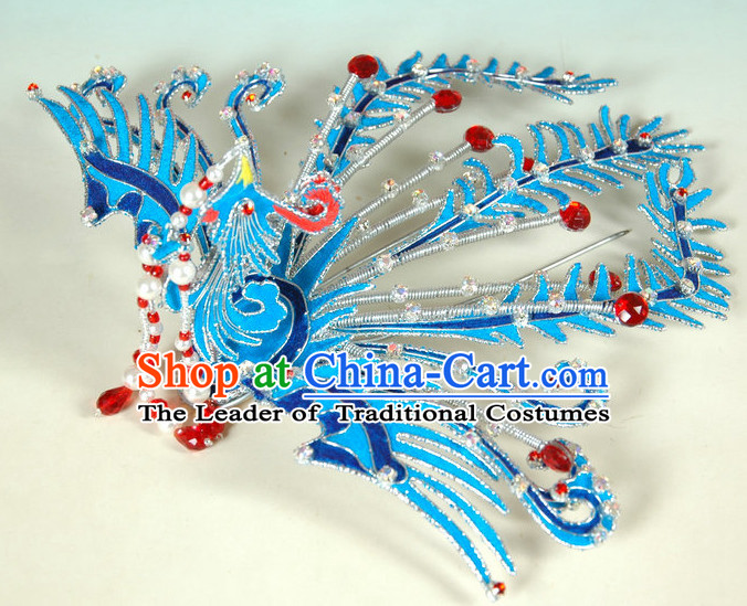 Chinese Ancient Opera Style Lady Phoenix Hairpin Headwear Hair Accessories for Women