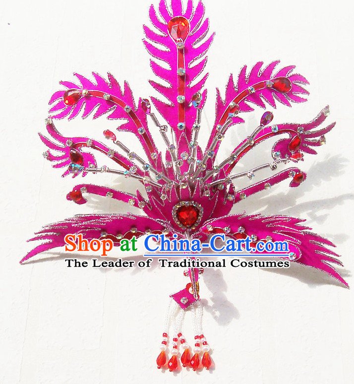 Chinese Ancient Opera Style Phoenix Hairpin Headwear Hair Accessories for Women