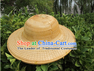 Original Traditional Chinese Dance Bamboo Hat Dancing Props for Adults and Children