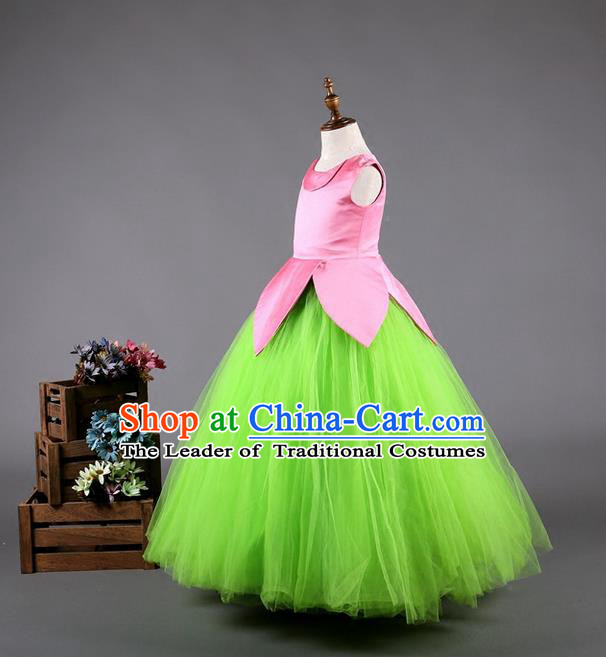Traditional Ancient Chinese Classical Dance Costume and Hair Accessories Props Headwear Classical Dance Hair Ornaments Complete Set for Kids