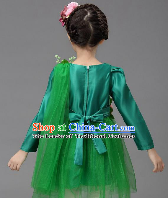 Traditional Chinese Yangge Fan Dancing Costume and Accessories