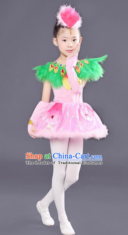 Traditional Chinese Yangge Fan Dancing Costume and Accessories