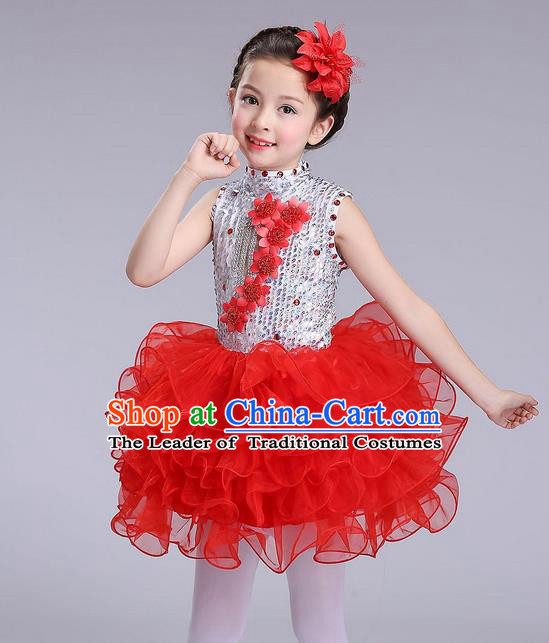 Traditional Chinese Yangge Fan Dancing Costume and Accessories