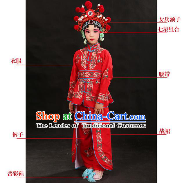 China Peking Opera Gifted Youth Man Costume Embroidered Robe Opera Costumes