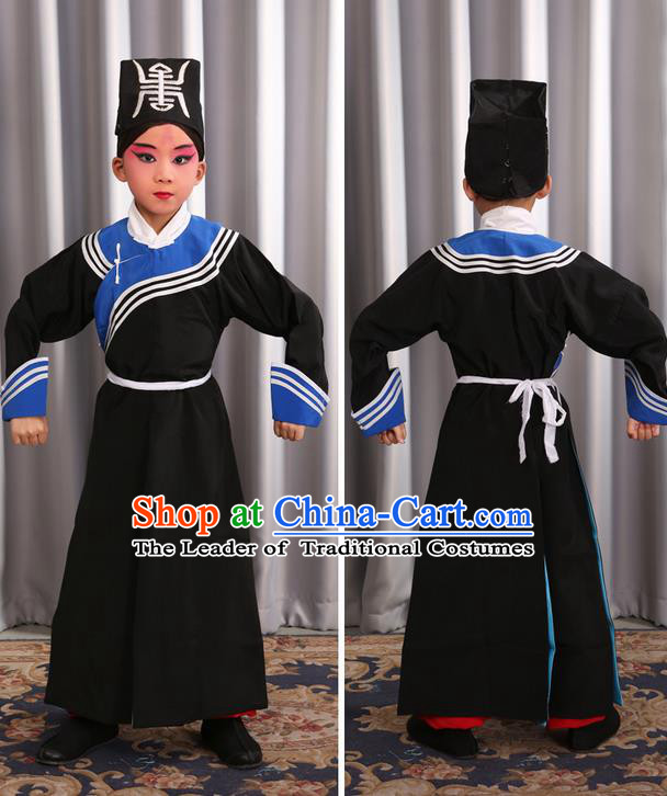China Peking Opera Gifted Youth Man Costume Embroidered Robe Opera Costumes
