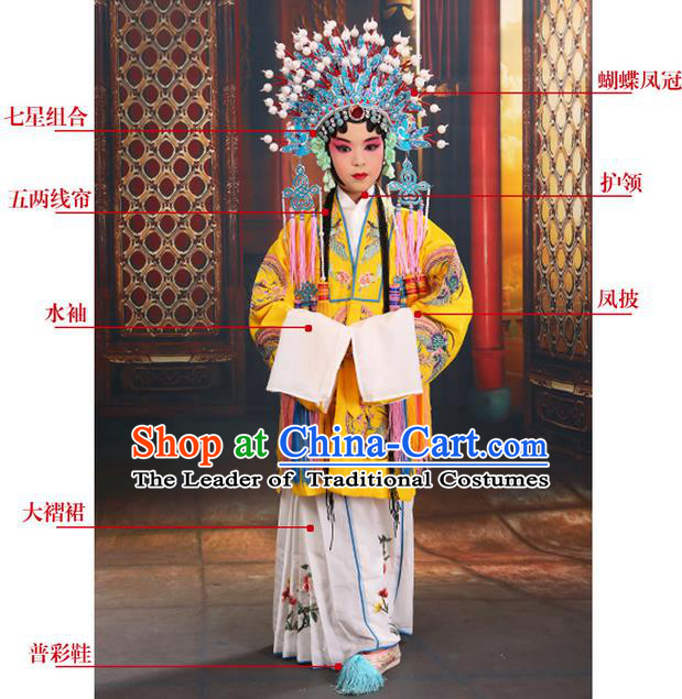 China Peking Opera Gifted Youth Man Costume Embroidered Robe Opera Costumes