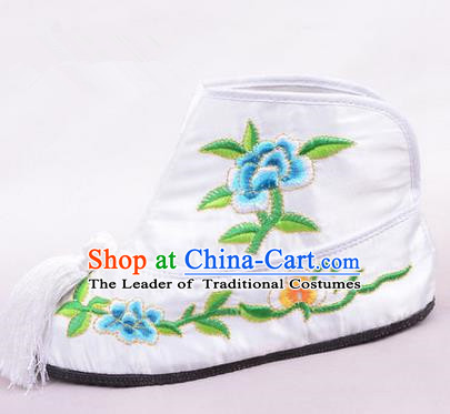 Chinese Ancient Peking Opera Embroidered Shoes Traditional Chinese Beijing Opera Props Boots