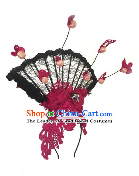Top Performance Catwalks Headwear Halloween Cosplay Hair Accessories Mask