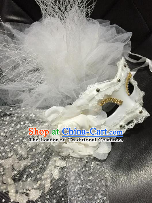 Top Performance Catwalks Headwear Halloween Cosplay Hair Accessories Mask