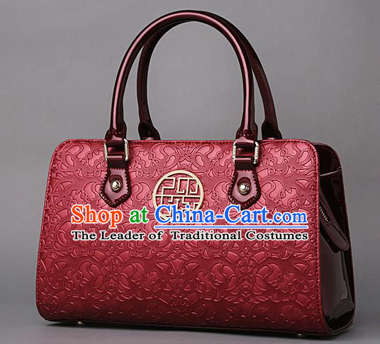 Traditional Handmade Chinese Style Element Embroidered Bags National Handbag Wallet Purse
