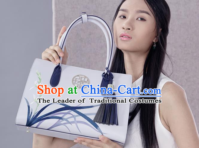 Traditional Handmade Chinese Style Element Embroidered Bags National Handbag Wallet Purse