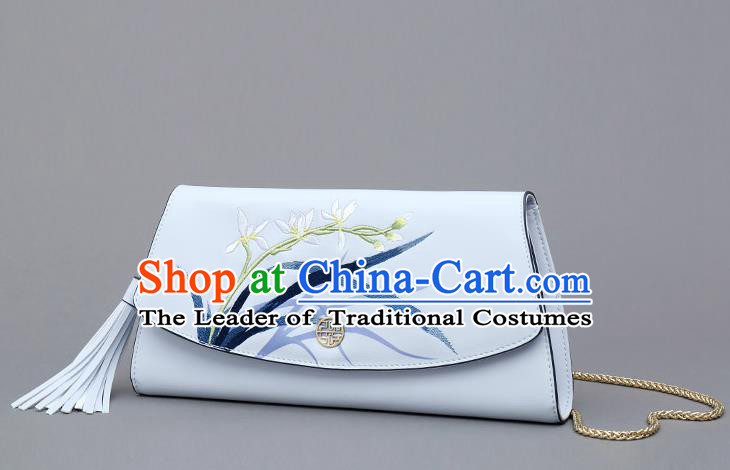 Traditional Handmade Chinese Style Element Embroidered Bags National Handbag Wallet Purse