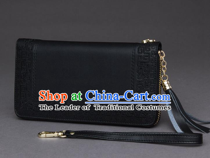 Traditional Handmade Chinese Style Element Embroidered Bags National Handbag Wallet Purse