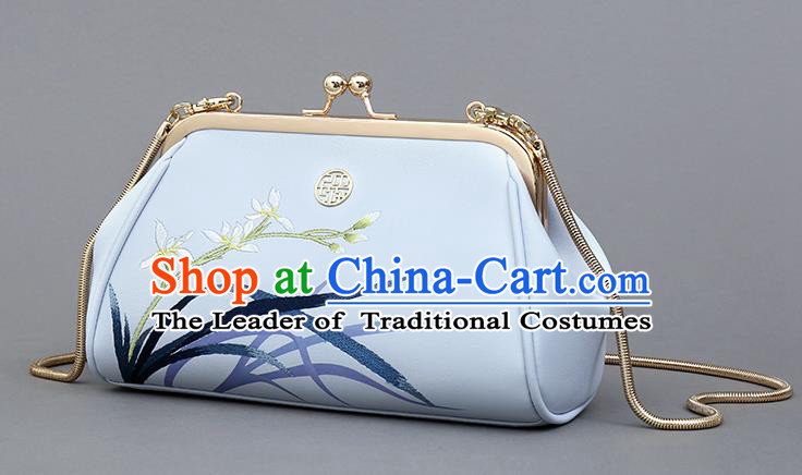Traditional Handmade Chinese Style Element Embroidered Bags National Handbag Wallet Purse