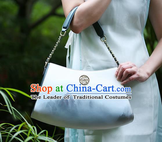 Traditional Handmade Chinese Style Element Embroidered Bags National Handbag Wallet Purse